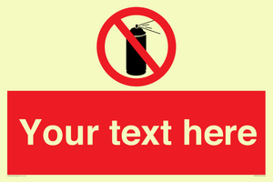 Custom prohibition no aerosol